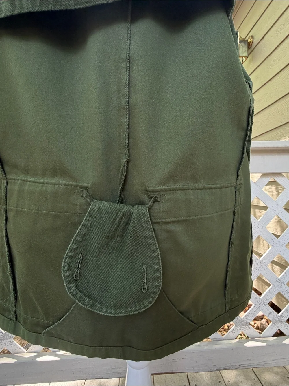 Vintage 1968 Swedish Army Military Green Jacket E 104 Chest 48” Chore Hunting - Picture 16 of 16